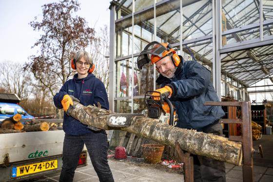 Molle Postma en Saapke Wiersma Foto Molle Postma en Saapke Wiersma